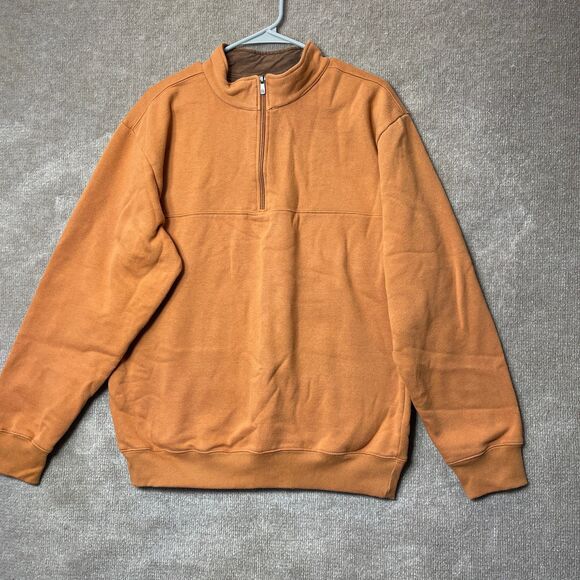Outdoor Life Other - Outdoor Life 1/4 Zip Pullover Mens L Brown Minimalist Cozy Quiet Luxury Classic